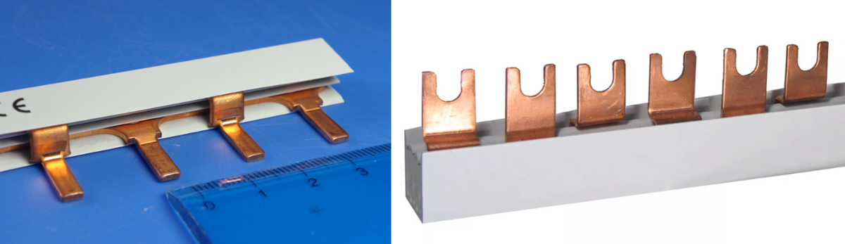 Рейка для подключения автоматов Соединительная шина для автоматов, зачем она нужна и как ее правильно использова