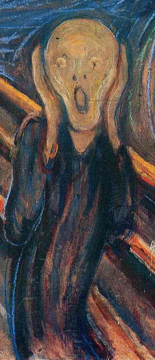 Эдвард Мунк, "Крик" (главный образ). 1893