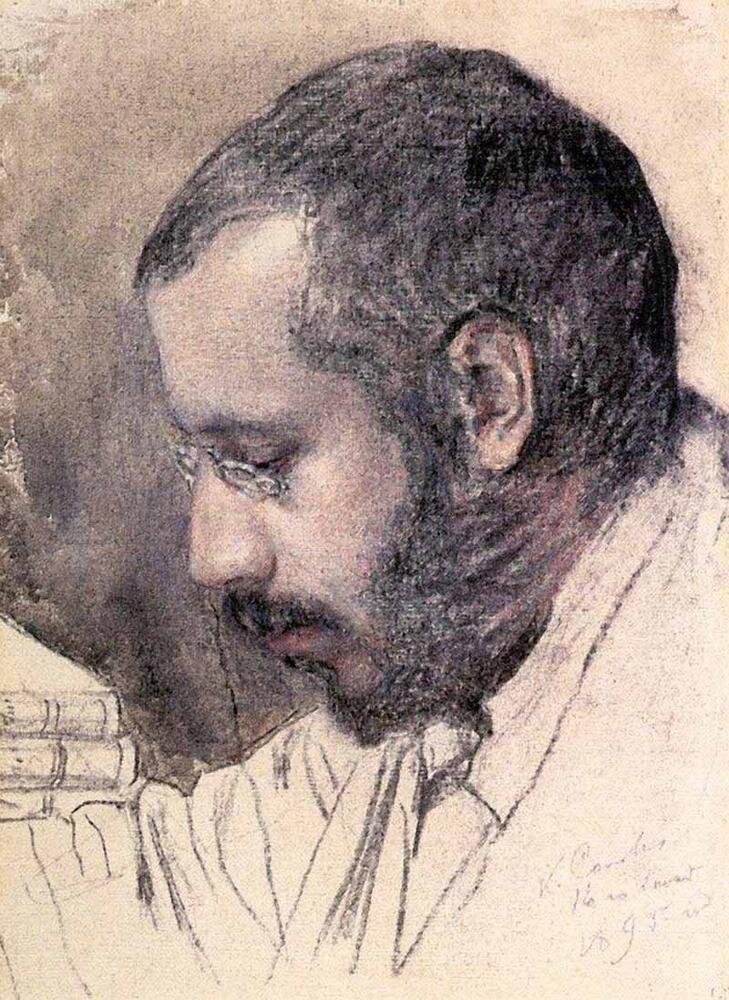К. А. Сомов. Портрет  А. Н. Бенуа. 1897.