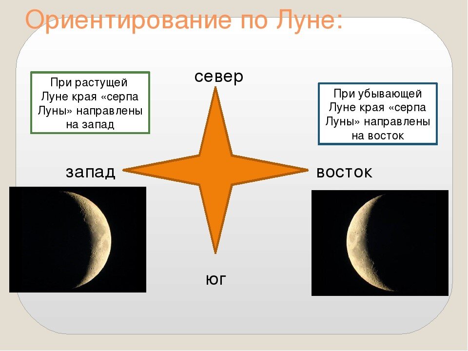 Определите по картинке с какой стороны находится солнце