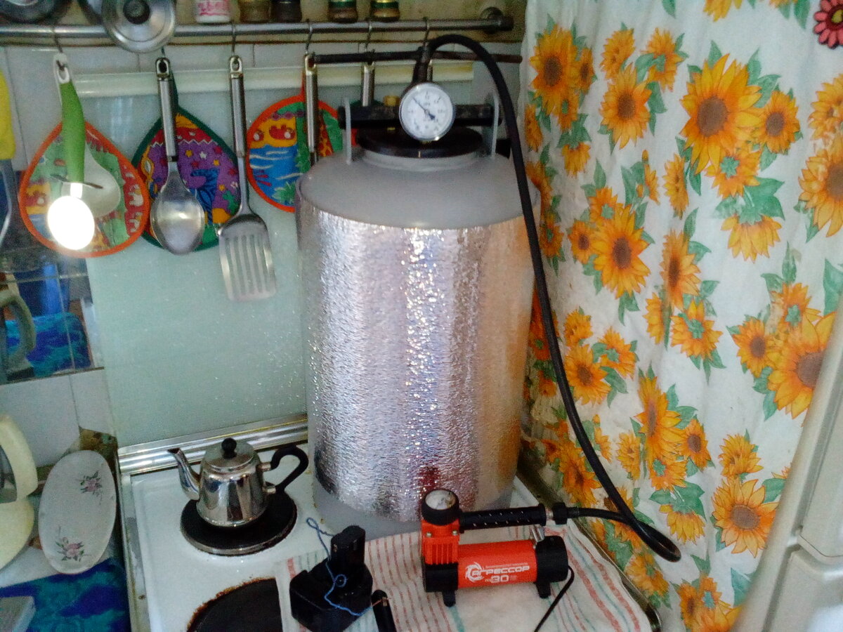 Автоклав из газового баллона для домашнего консервирования - своими руками - Моз