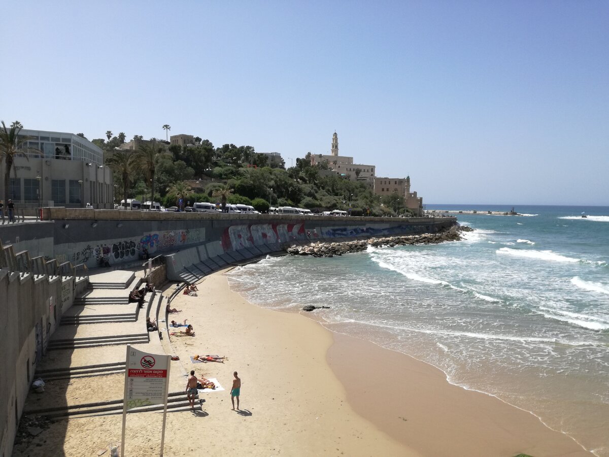 Подход с моря к Старой Яффе