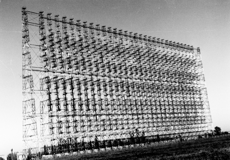 Строительство радара "Дуга"