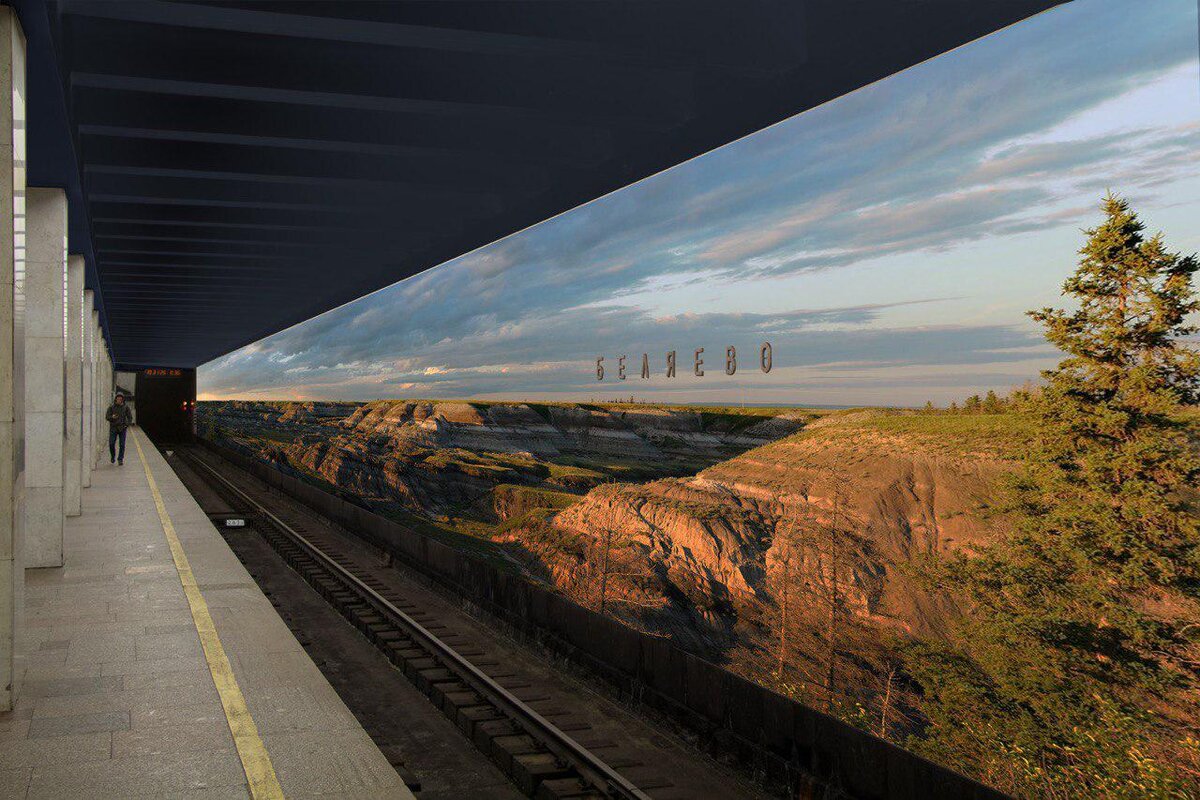 Концепт от дизайнера Михаила Мироненко. Источник: Московское Метро 2.0