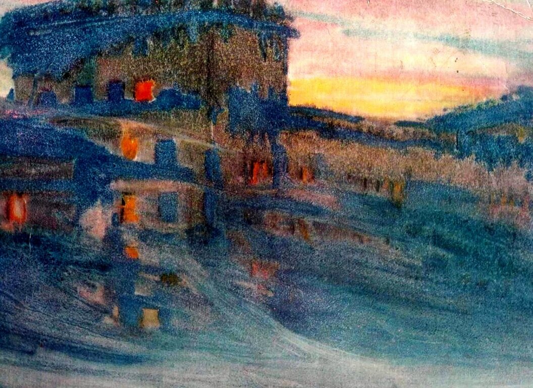 Голубая пурга.