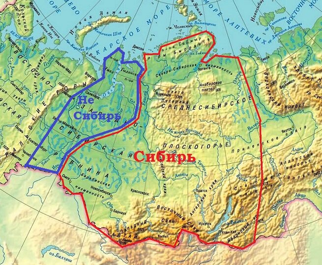 Тюмень это сибирь или. Сибирь карта географическая на карте России. Карта Западной Сибири географическая. Восточно Сибирское плоскогорье на карте России.