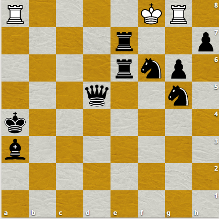 мат в 1 ход, ход черных