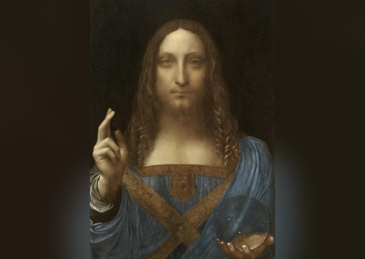 Спаситель мира Леонардо да Винчи картина