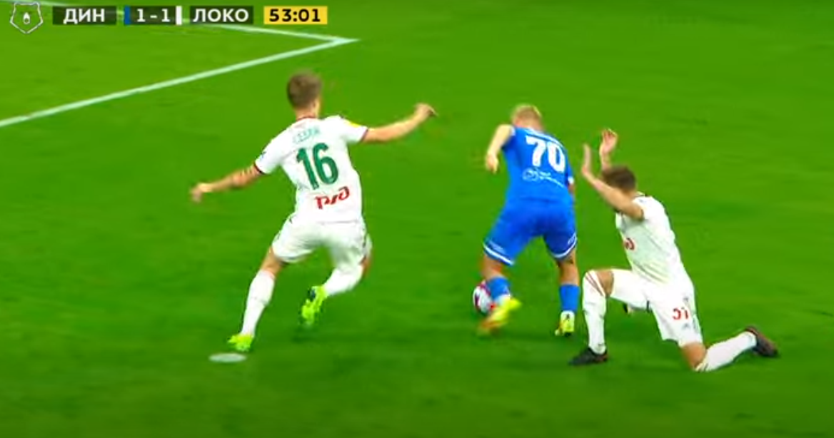 Скриншот матча.