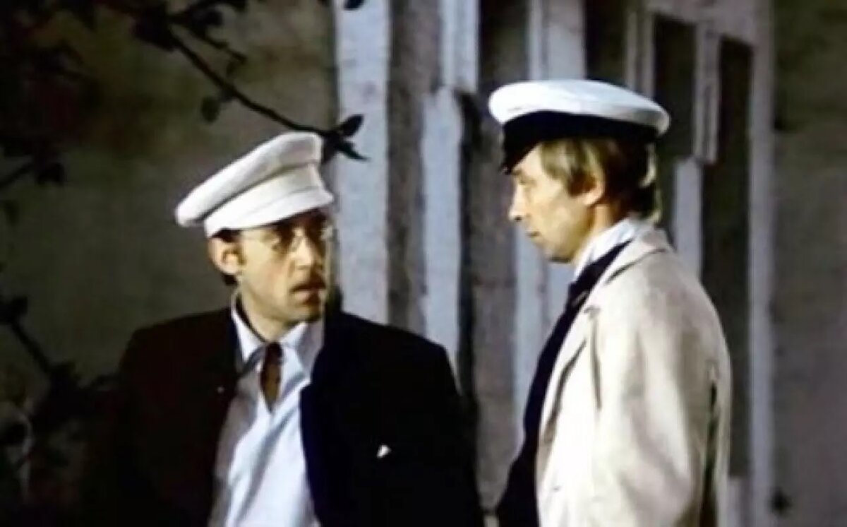 Даль и Высоцкий в фильме "Плохой хороший человек", 1973