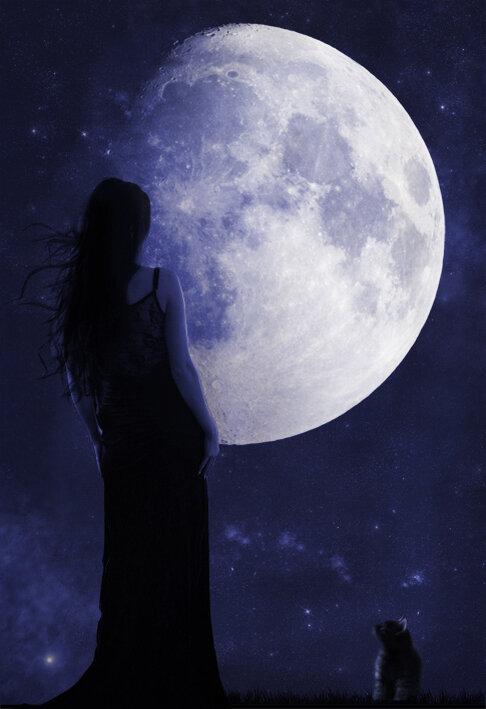 Про девочку луну. Девушка-Луна. Девушка под лунным светом. Ночь Луна девушка.