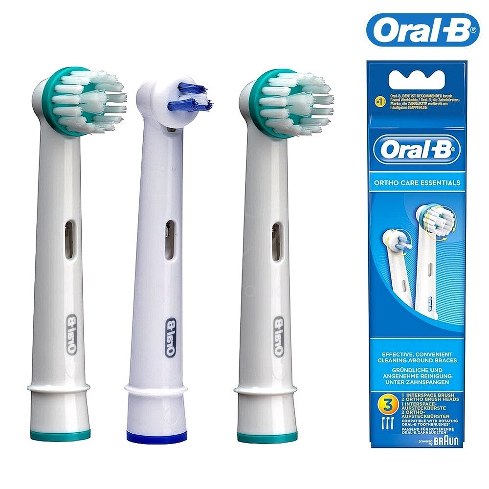 Би би щетки. Oral b Ortho Care Essentials насадки. Орал-би щетка зубная Орто. Насадка для зубной щетки oral-b Ortho Care Essential. Щетка Ortho орал би.