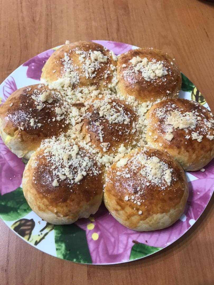 Булочки ромашка рецепт с фото в духовке