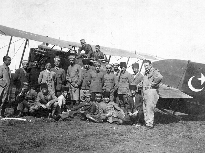 Французский Breguet 14 в составе авиации кемалистов