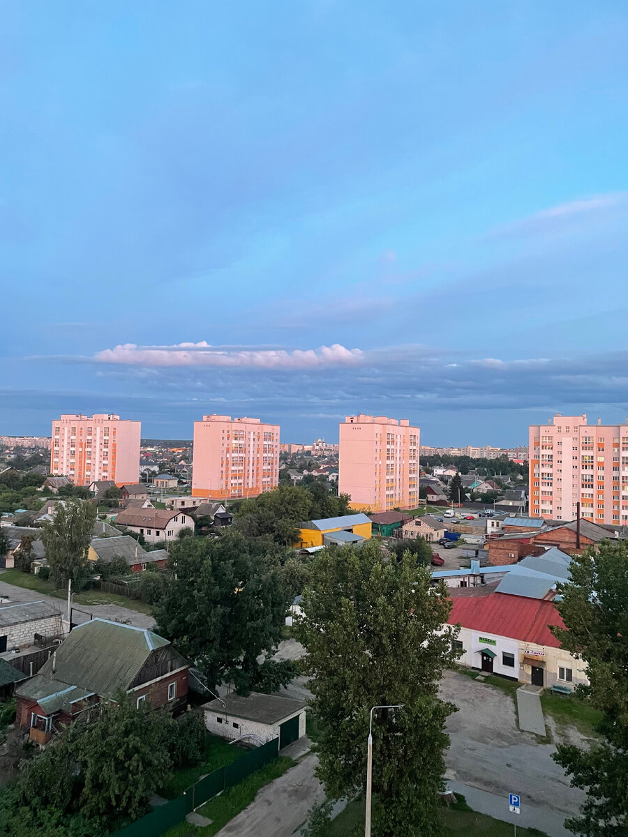Красота вечернего района 