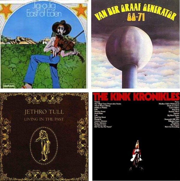 Обложки альбомов взяты на discogs.com