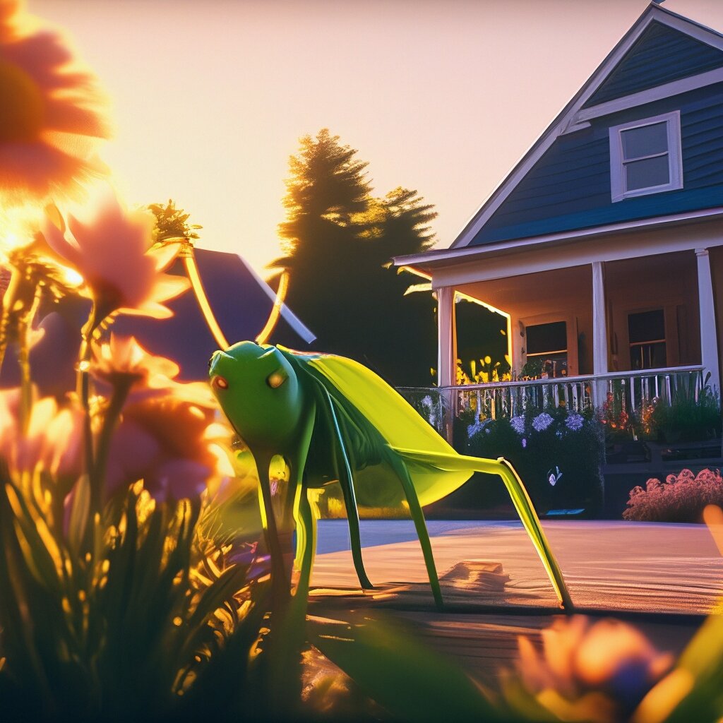 Щедеврум создал действительно страшное насекомое))