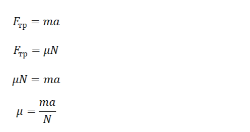 Коэффициент трения