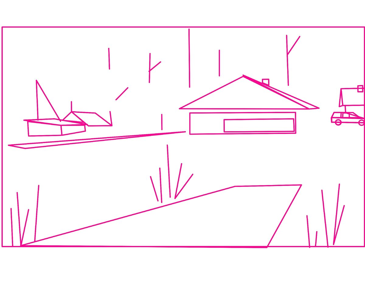 Перерисовка на чистый лист бумаги.