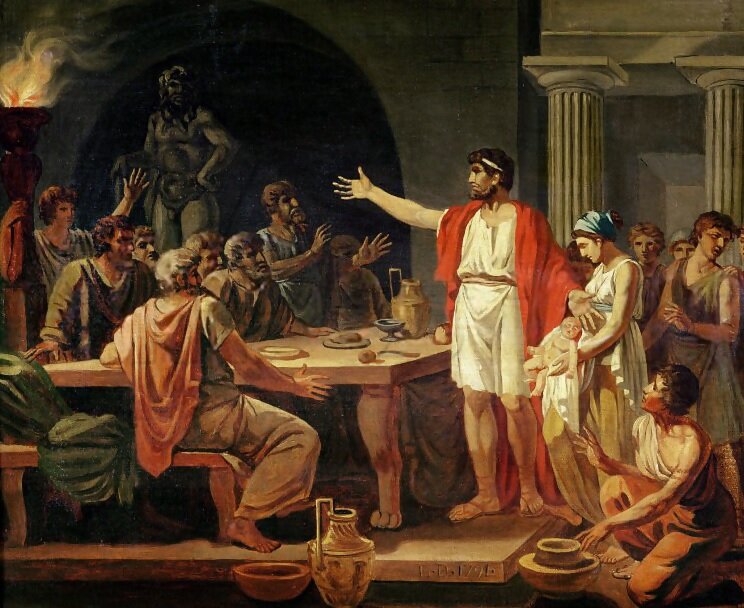 Жак-Луи Давид "Ликург Спартанский"