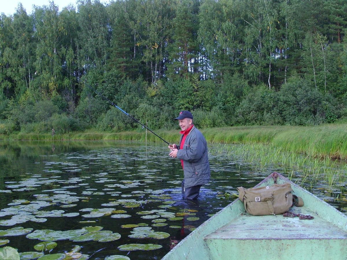 Старица  реки Ветлуги  в селе Глухово изобилует щукой.