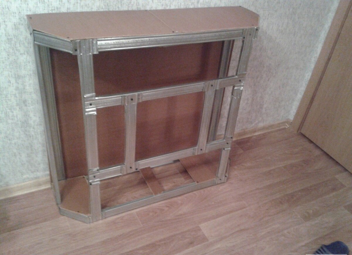 Каркас для камина из гипсокартона