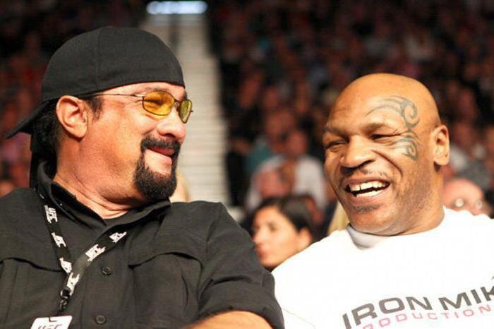 Стивен Сигал и Майк Тайсон.