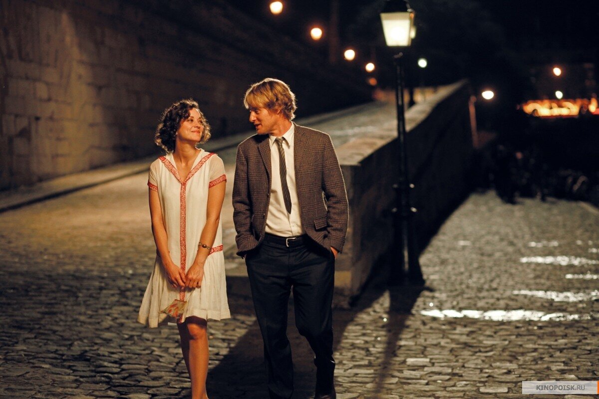 кадр из фильма Полночь в Париже