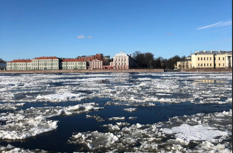 Это в момент посещения мной Питера в январе. 
