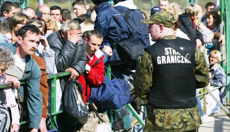 Украинцы рвутся в Европу. Изображение из открытых источников.