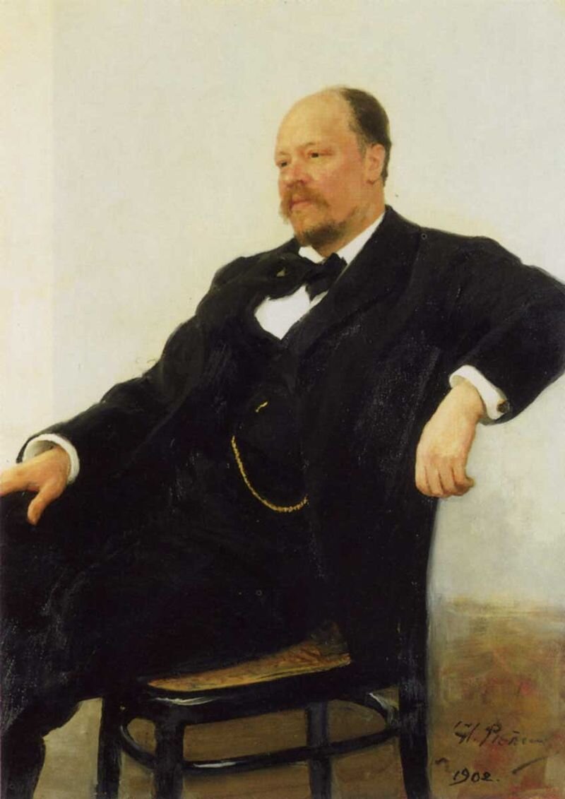 "Анатолий Константинович Лядов", портрет работы Ильи Репина, 1902 год