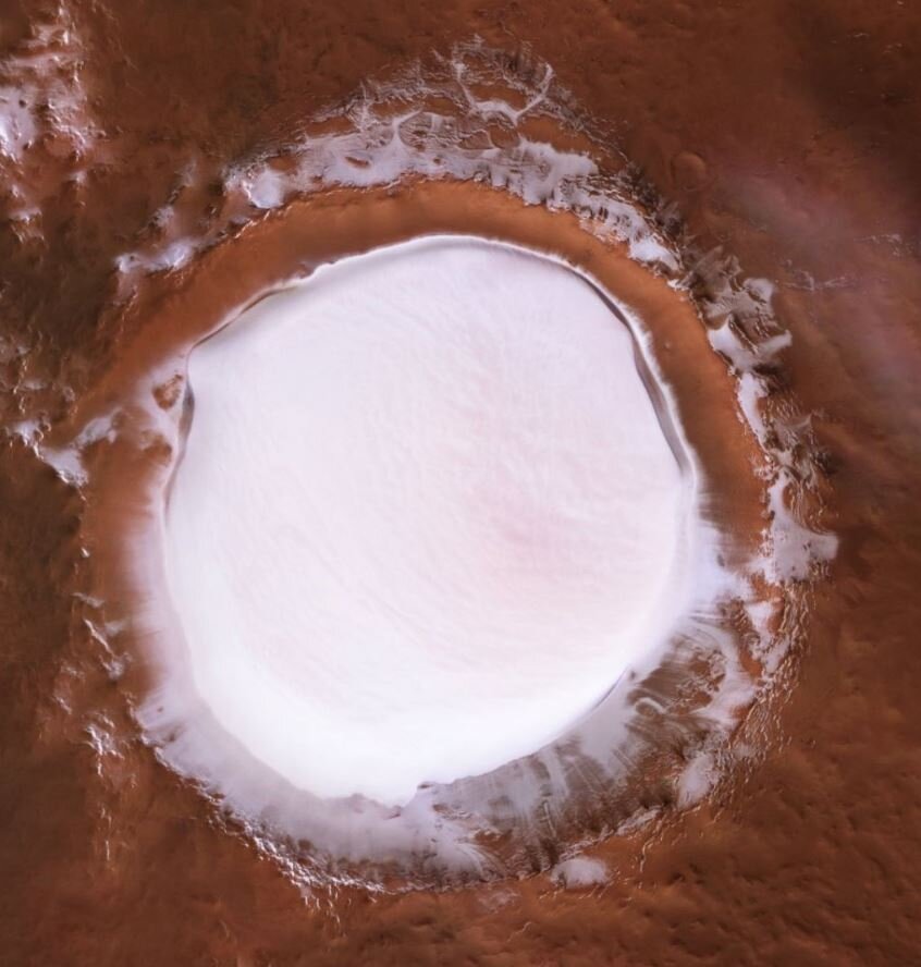 Марс. Озеро. Фото из открытых источников