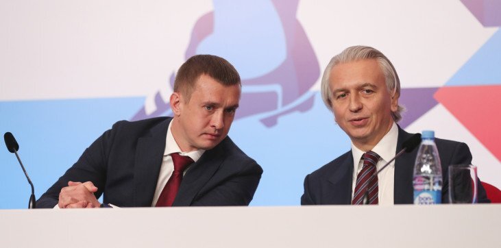 Генсек РФС Александр Алаев и Александр Дюков