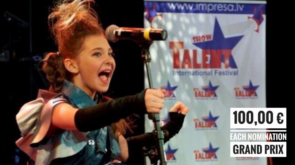 Международный вокальный конкурс в прямом эфире 
TALENT SHOW 2020 VOICE ONLINE - 14.06.2020 
 Гран-при 100 € в каждой номинации!