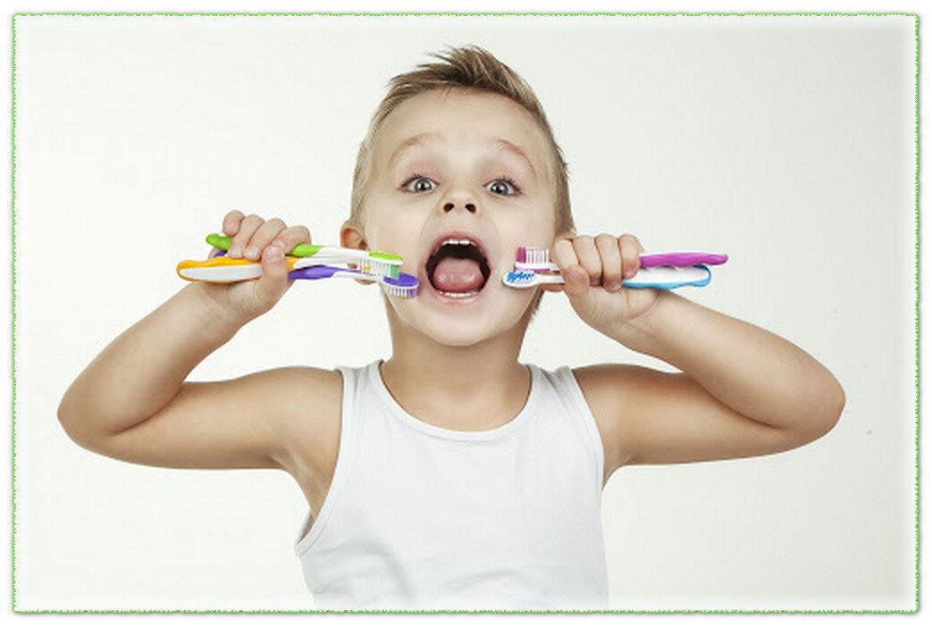 Зубные щётки вместо фломастеров