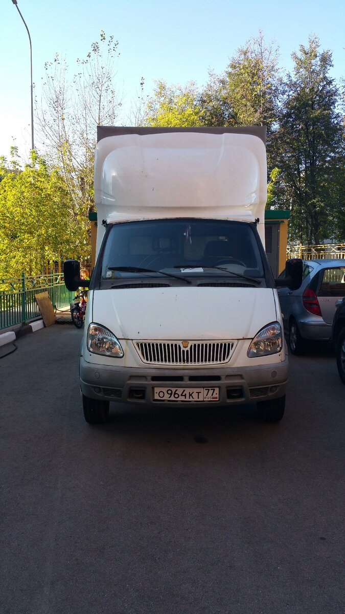 Газель сразу после покупки