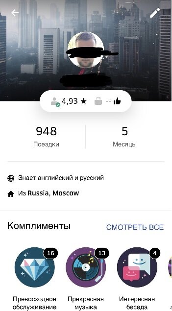 Водительское приложение UBER