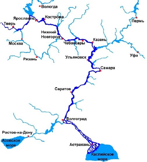 Топ 10 самых больших рек Европы