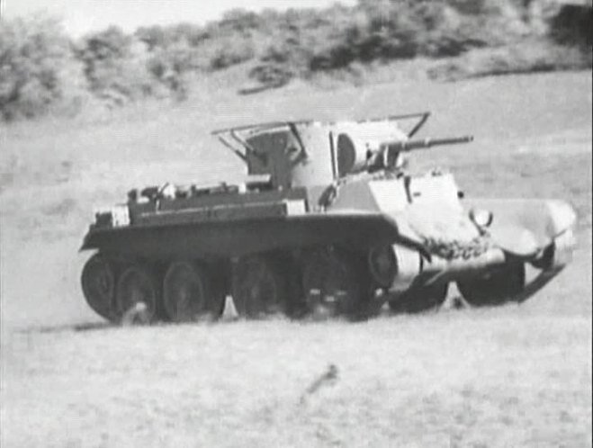 БТ-7 в фильме "Танкисты"