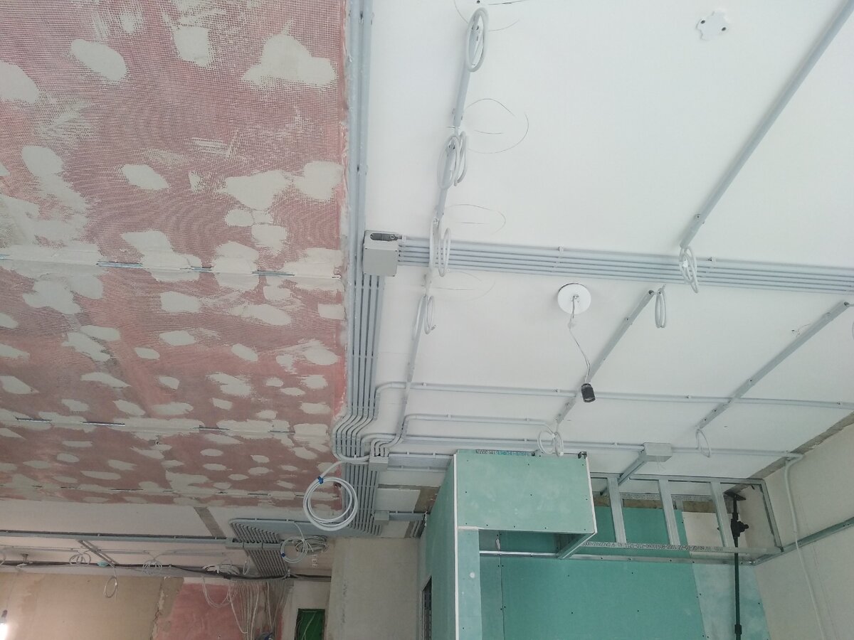 Разводка освещения 