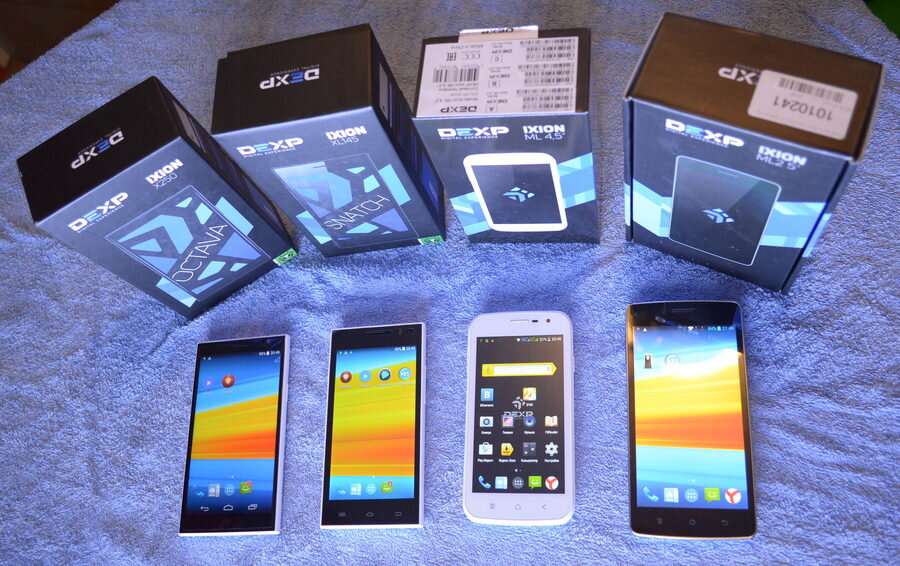 Линейка телефонов DEXP IXION