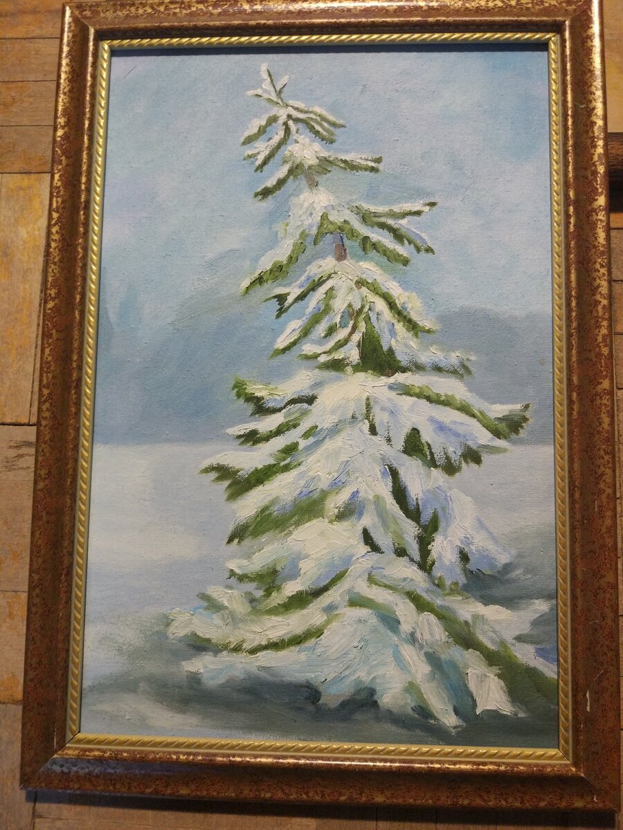 фото картины написанной родственником