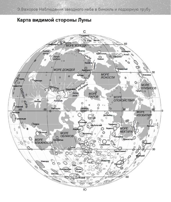 Луна простейшая карта-схема....