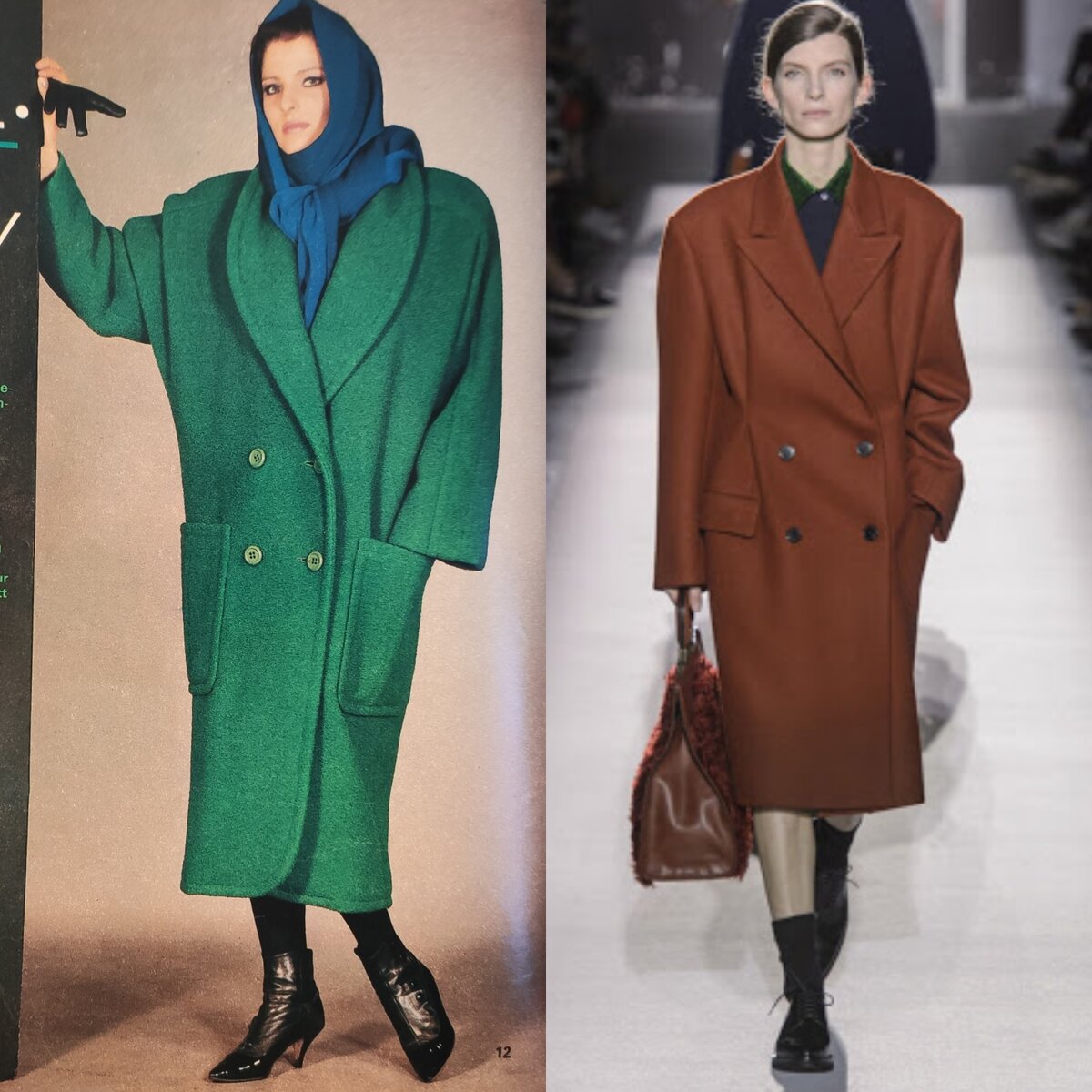 Слева - фото из журнала 80х, справа - с просторов интернета, наши дни