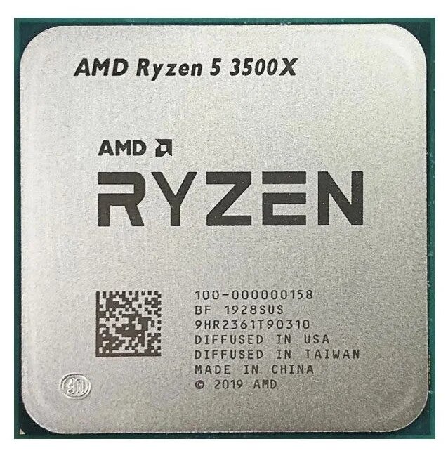 Пятый Ryzen c порядковым номером 3500X по заявленным частотным характеристикам ничем не отличается от предшественника «две тысячи шестисотый» с тем же индексом X: в турбо-бусте тот даже получше на 100 мегагерц будет. Но меня поразил новый техпроцесс 7 нанометров, который сделал шестиядерник от AMD удивительно прохладным для своего уровня. Паспортное TDP составляет шестьдесят пять ватт. Кроме того, «иксованный» процессор – это всегда интересно, потому что в такие модели производитель, как правило, отбирает лучшие кристаллы. Они точно будут выдавать стабильную частоту под нагрузкой при активации фирменной фишки  AMD – автоматического разгона.