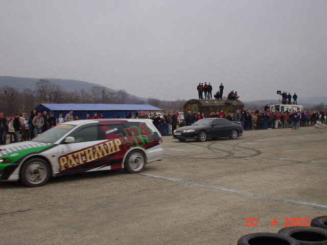 Бешеный MMC против Soarer. Штыково 2003 год.