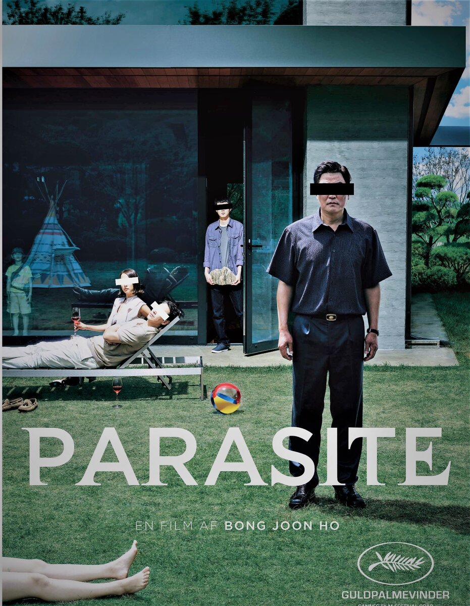 Постер к фильму "Паразиты". Фото: https://clck.ru/SFqQ9