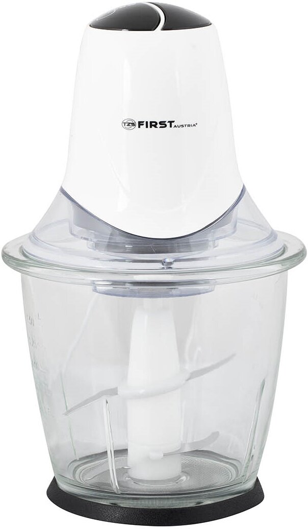 Преимущества: цена, стеклянная чаша объемом 1.5 л, четыре ножа, две скорости работы.