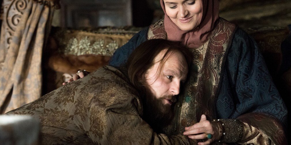 Федор Иоаннович и Ирина Годунова, кадр из т/с "Годунов"