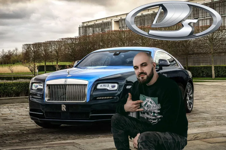 Новый «Роллс Ройс» и Жекич Дубровский. Коллаж: портал «Покатим»